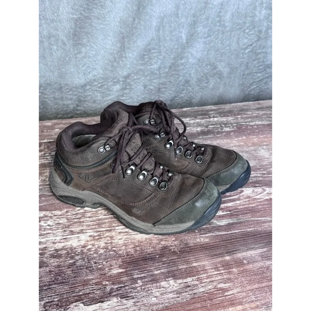 New Balance 978GT‎ Mens Brown Leather Hiking Boots Durable Comfort Size 7 D
